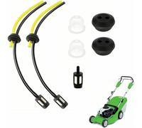 Tuyaux D'essence Avec Filtre, Universel Filtre à Essence kit,Tuyau de Carburant Pour Débroussailleuse, Durites D'essence de Tondeuses Avec Poire d Amorçage, Pour le Jardinage et L'agriculture