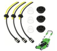 Tuyaux D'essence Avec Filtre, Universel Filtre à Essence kit,Tuyau de Carburant Pour Débroussailleuse, Durites D'essence de Tondeuses Avec Poire d Amorçage, Pour le Jardinage et L'agriculture