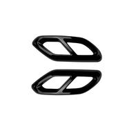 Tuyaux d'extrémité Embout Silencieux D'échappement Arrière Cadre Tuyau Garniture Sortie D'air Pour Mercedes Pour Benz Classe GLC X254 GLC260 GLC300 AMG 2023 2024 Accessoires de voiture (Color : Gloss
