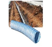 Tuyaux d'infiltration Flexibles et perméables de 3,9 Pouces, caniveaux en Plastique for Jardins, pelouses, aménagements paysagers et Drainage Souterrain.(10x1000cm/3.9x393.7)