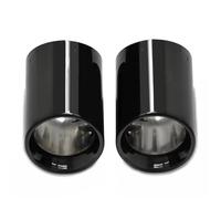 Tuyaux échappement auto Embout De Silencieux D'échappement De Remplacement Pour BMW Pour Z4 2019-2024 Couvercle Noir(Black 2 PCS)