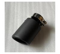 Tuyaux échappement auto Embout D'échappement Remus Pour Voiture 1 Pièce Noir Mat En Fibre De Carbone Véritable Pour Silencieux AK Universal(ID 83MM-OD 101MM)