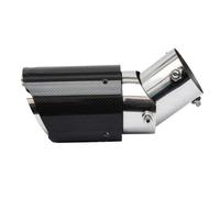 Tuyaux échappement auto Tuyau D'échappement D'automobile En Fibre De Carbone Coude Vers Le Bas Réglable Multidirectionnel(76mm-89mm3)