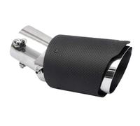 Tuyaux échappement auto Tuyau D'échappement D'automobile En Fibre De Carbone Coude Vers Le Bas Réglable Multidirectionnel(76mm-101mm1)