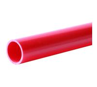 Tuyaux en acrylique, Tuyau en PVC acrylique 9 couleurs for aquarium, système d'irrigation domestique, tuyau d'eau d'aquaculture, 1 pièce(Red,50mm)