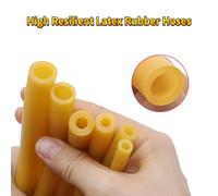 Tuyaux en caoutchouc Latex jaune IDxOD 1.6~18mm, Tube médical chirurgical à haute résilience, bande élastique de fronde(1 meter,ID 3.0mm x OD 6mm)