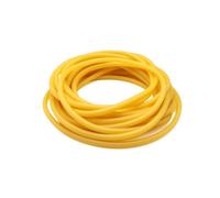 Tuyaux en caoutchouc Latex jaune IDxOD 1.6~18mm, Tube médical chirurgical à haute résilience, bande élastique de fronde(10 meters,ID 18mm x OD 22mm)
