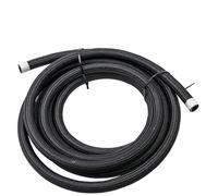 Tuyaux en silicone, Tuyau de refroidissement gaz mazout cuve en caoutchouc, acier nylon tressé, intérieur CPE, AN4-AN10, 1-6M(An8 6m)