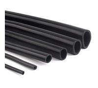 Tuyaux flexibles en silicone de qualité alimentaire - Tuyaux de gaz et d'eau for transfert par pompe, noir, 1 mètre(Length 1m 15 * 20mm)