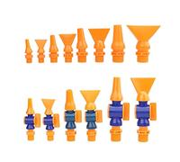 Tuyaux flexibles pour liquide de refroidissement, Buses de refroidissement en plastique avec et sans interrupteur, lot de 10, 1/4", 3/8", 1/2", rondes et plates(Flat With Switch,1 4 10pcs)