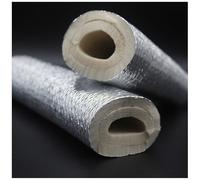 Tuyaux Isolation de Mousse Ignifuge, Auto-adhésif feuille d'aluminium Tuyau ID 22 27 34 43.0 48 60 76 89 114 mm Tube Isolant Antigel pour Conduites d'eau Chaude Et Froide(ID34mmxT30mm)