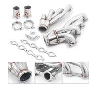 Tuyaux Pour échappement Collecteur d'échappement en acier inoxydable pour Chevy C10LS1LS2LS3LS6, ensemble d'accessoires de voiture