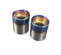 Tuyaux Pour échappement Pour Mini Pour Cooper R55 R56 R57 R58 R59 Pour R60 R61 2pc voiture embout d'échappement tube arrière couvercle boîtier(Bleu)
