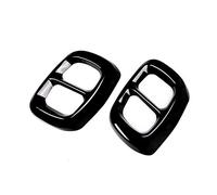 Tuyaux Queue 2 Pièces/ensembles Couvercle D'embouts Tuyau D'échappement Noir/argent Brillant Pour Mercedes Pour Benz GLA 200/220/260 X156 2013-2018 Accessoires Voiture (Color : Noir)