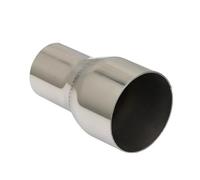 Tuyaux Queue de Voiture Adaptateur Droit Universel En Acier Inoxydable Silencieux D'échappement Voiture Tuyau Soudé Plusieurs Tailles Disponibles(O.D 63mm-76mm)