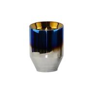 Tuyaux Queue D'échappemen 1 Pièce Accessoires De Voiture Style Soudage Bleu Acier Inoxydable Système D'échappement Universel Tuyau D'extrémité + Embout(63mm out 76mm)