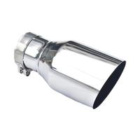 Tuyaux Queue D'échappemen Embout D'échappement Entrée 2,5 Pouces Sortie 4 Pouces 7,5" De Long Acier Inoxydable 304 Tuyau D'échappement Diesel 2,5" À 4"(IN60-OUT115MM)