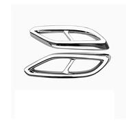 Tuyaux Queue Pour Mercedes Pour Benz CLA Classe C118 W118 CLA180 200 220 250 260 2020-2022 Silencieux Tuyau D'échappement Couvercle Arrière Garniture Accessoires Voiture (Color : Argent)