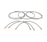 Tuyaux rigides de frein pour VW Golf 1 sans ABS sans servo frein et sans régulateur de pression (04/1974-07/1979)