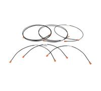 Tuyaux rigides de frein pour VW Golf 1 sans ABS sans servo frein et sans régulateur de pression (08/1979-07/1981)