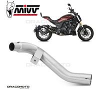 MIVV Tube éliminateur de catalyseur pour BENELLI 502C 2019-2023 Inox