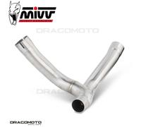 Mivv Ducati Monster 2021-24 Catalytic Suppressor Argenté
