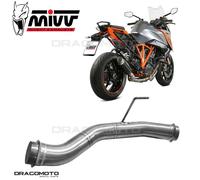 Mivv Ktm 1290 Superduke Gt 2016-24 Catalytic Suppressor Argenté