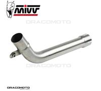 Mivv Yamaha Fz6/fz6 Fazer 2007-11 Catalytic Suppressor Argenté