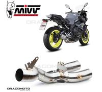 Mivv Yamaha Mt-10/fz-10 2016-22 Catalytic Suppressor Argenté