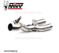 Mivv Yamaha Yzf 1000 R1 2015-20 Catalytic Suppressor Argenté