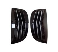 tuyda Autocollant de garniture de couvercle de volet latéral de voiture, adapté for Peugeot, 208 2018-2024 308 2014-2020 fenêtre de persienne arrière automatique Cache décoratif pour calandre de lunet