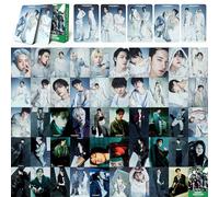 TuYines Seventeen Lot de 55 cartes photo seventeen Lomo Card, Happy Burstday, cartes photo Seventeen, must have pour les fans de K-pop, vertes