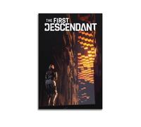 TUYIXNE Poster décoratif sur toile The First Descendant - Impression d'art moderne pour chambre à coucher - 50 x 75 cm