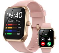 Tuyoma Montre Connectée Femme, Ip68 Étanche Montre Connectee Pour Femme, 1,3"" Écran Tactile Smartwatch, Avec Oxymètre, Cadran Diy, Moniteur Sommeil, Podomètre, Moniteur Fréquence Pour Android Ios