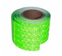 tuyrchu Ruban réfléchissant vert 5,1 cm x 3 m, imperméable à l'eau haute visibilité pour l'extérieur avec réflecteur adhésif puissant