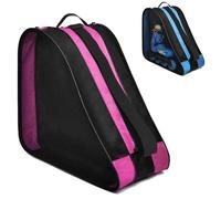 TUZHE Sac de Patinage à roulettes 38 x 28 x 40 cm Sac Roller Sac pour Patins à Glace avec Bandoulière Réglable Skate Bag pour Femmes Hommes Enfants (Rouge Rose)