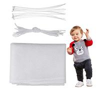 Tuzsocr Filet de sécurité pour enfants,Filet De Sécurité pour Escaliers De Garde-Corps À La Maison,Filet de sécurité pour Chat, pour Balcon extérieur,fenêtre,Porte,sécurité pour Animaux. (200 x 77CM)