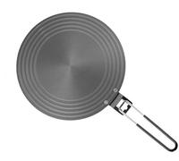 Tuzsocr Plaque conductrice thermique en acier inoxydable pour plaque de cuisson en verre, plaque d'adaptation à moka/induction, plaque chauffante, sous-casserole, décongélation, plaque isolante avec