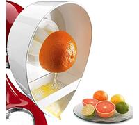 Tuzsocr Presse-agrumes pour robot de cuisine Kitchen Aid,Presse-Agrumes Accessoires avec alésoir et Panier de Replacement Compatible,ompatible avec les mixeurs KitchenAid (Blanc)
