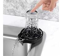 Tuzsocr Rince Verre Automatique pour Évier de Cuisine,Nettoyeur de tasse,Lave-bouteille en Pulvérisation Haute Pression, Accessoire pour évier de Bar,Pour L'usage De Café De Barre De Maison