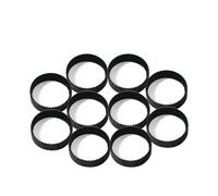 TUZUK 158-2GT-6 Courroie GT2 sans fin 158 mm de longueur 79 dents Courroie synchrone 2GT Pas de 2 mm Largeur 6 mm GT2 Courroie de distribution en boucle fermée Lot de 10