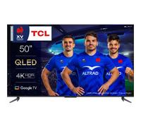 TV 50" TCL 50C645 4K QLED avec Google TV Game Master