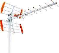 TV Antenna-External TV Antenna with Long Range-Easy Installation,Support 4K and DVB-T/DVB-T2 Signals,8M Coaxial Cable