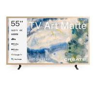 TV ART MATTE - Téléviseur Intelligent QLED 4K Avec Écran Antireflet Et Galerie D'art 55”