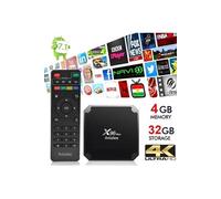 TV Box, 4Go 32Go - Smart Box TV X96 Max Décodeur Multimédia Android 7.1 4GB+32GB WIFI Amlogic S905W Quad Core Boîtier TV