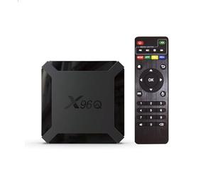 TV Box Android 10 2 Go RAM 16 Go ROM Allwinner H313 Quad Core Arm Cortex A53 Mali-450MP2 Prise en Charge du décodage vidéo HD 4K Carte TF WiFi 2.4G USB 2.0