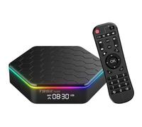 TV Box Android 12.0,Boîtier IPTV Android Smart TV Box 4Go RAM 32Go ROM Allwinner H618 64-bit A53 6K HD Netflix Google Store