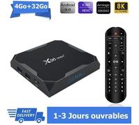 TV Box Android 9.0 X96 MAX PLUS Amlogic S905X3 4Go 32Go Quad Core H.265 4K Lecteur multimédia Netflix Smart boîte multimédia
