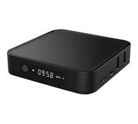 Tv Box Android UHD Quad Core 2.0 Ghz Affichage LED 4K Support Wifi SD Noir YONIS G