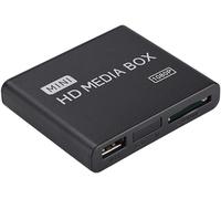 Tv Box De Full Hd,Mini Média Player 1080P Support Media Box,Usb,Disque Dur Mobile,Carte Sd,Disque Dur Mobile 2.5 Etc(Eu)